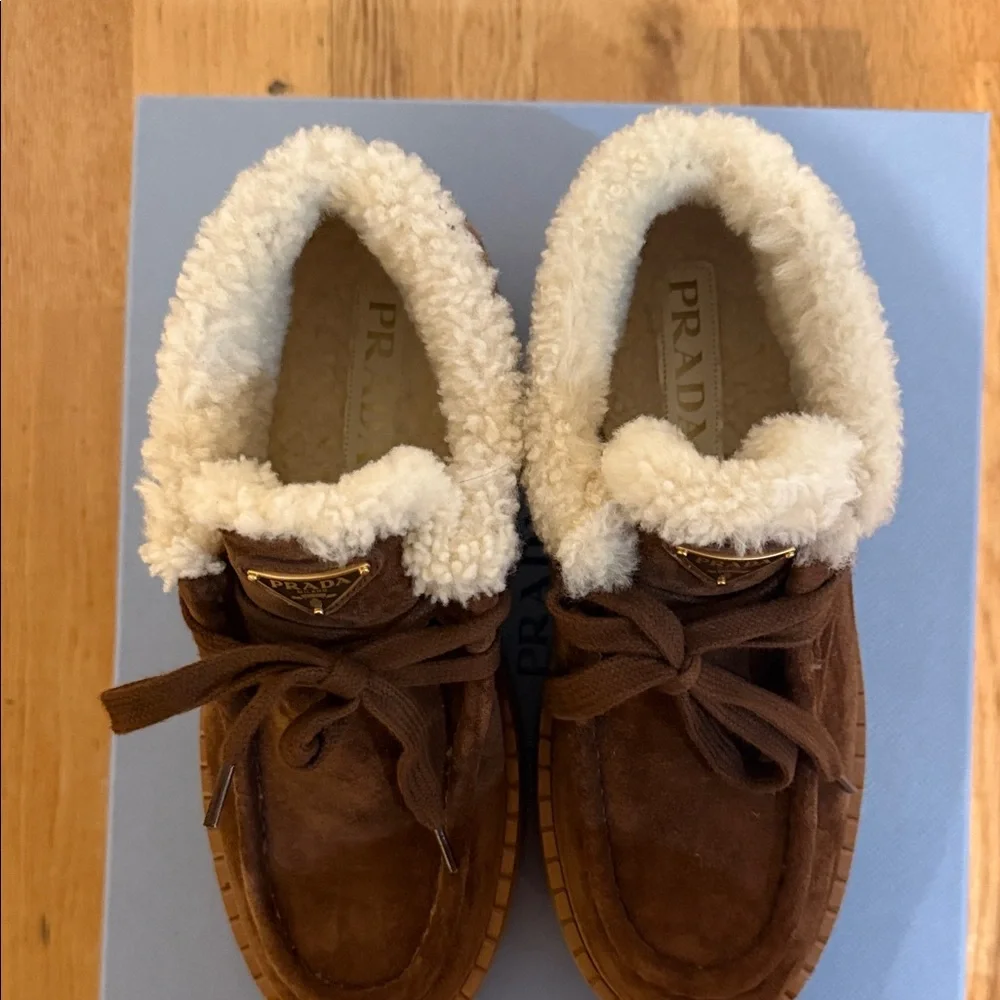 Prada suede platform boots - Picture 4 of 6